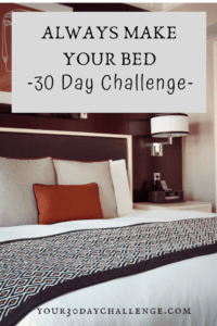 make your bed challenge